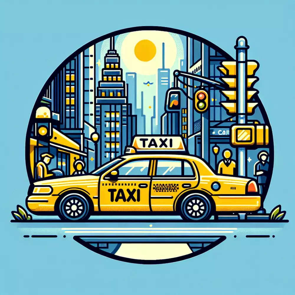 žlutá karta taxi